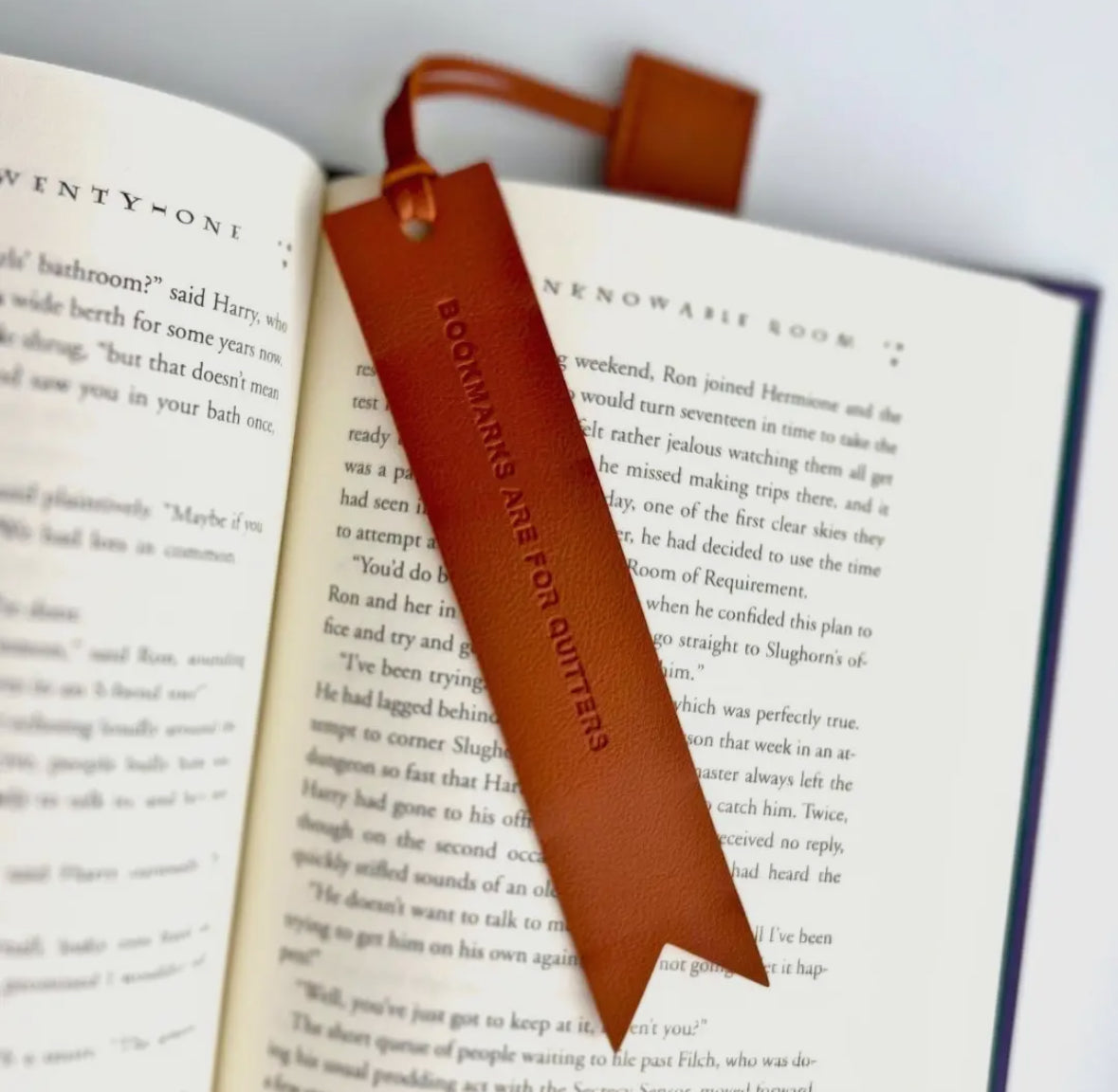 Leather Bookmark