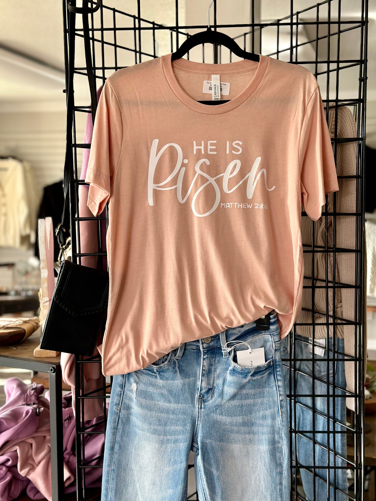 He Is Risen Verse Tee