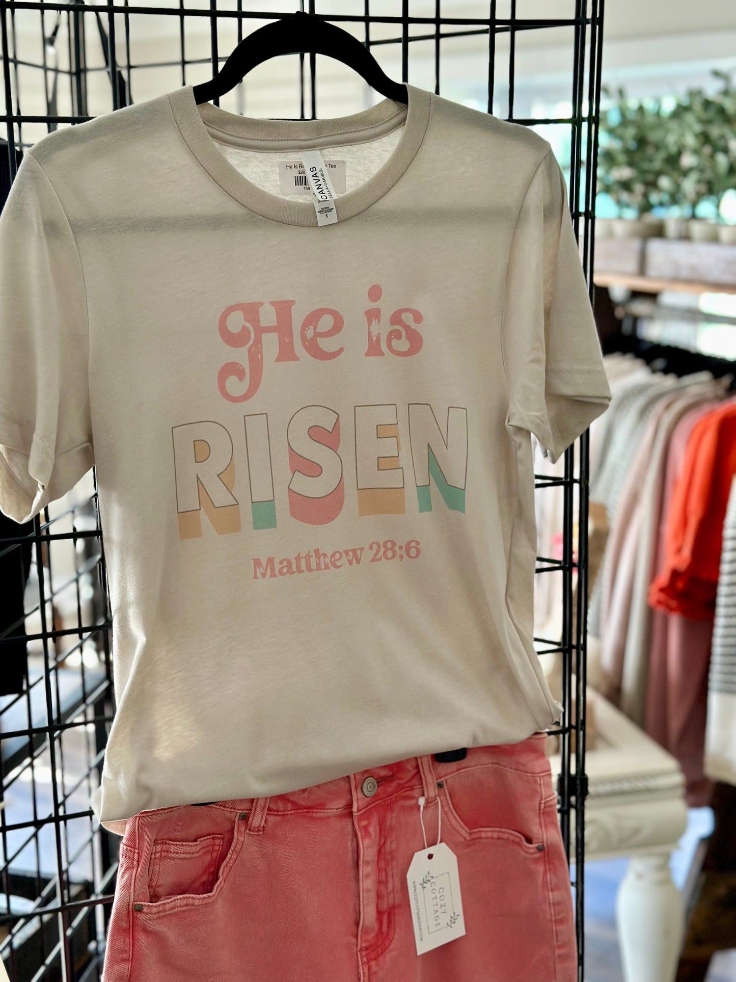 He Is Risen Easter Tee