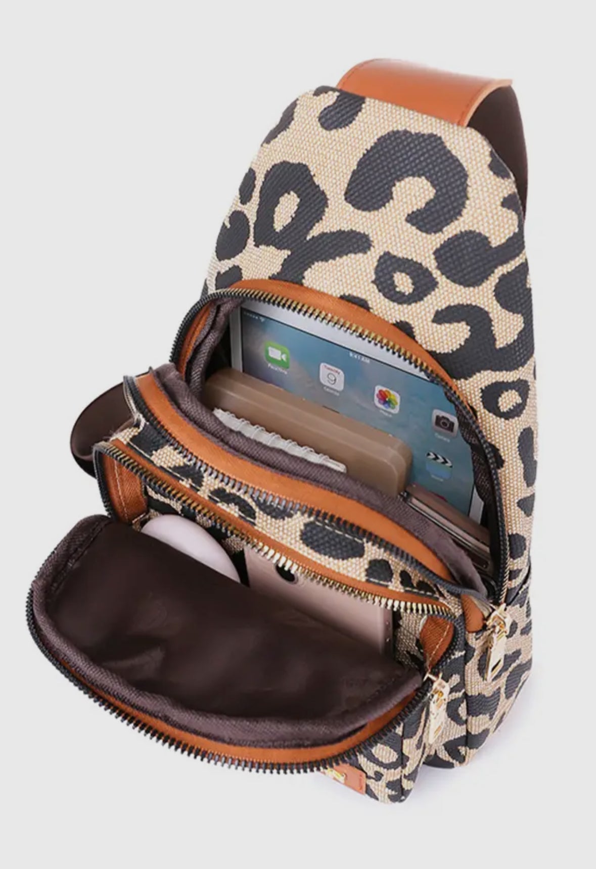 Leopard Sling Crossbody