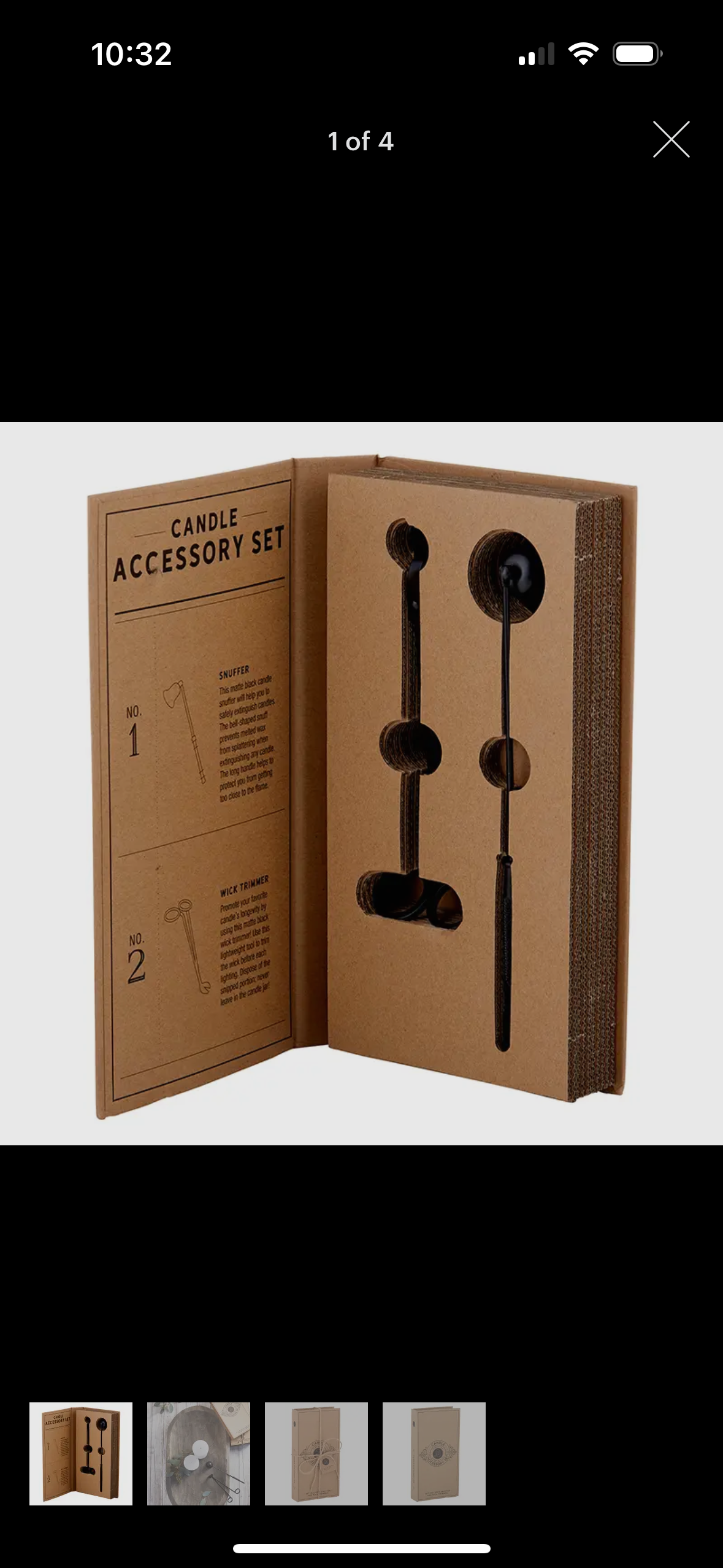 Candle Accessory Book Box