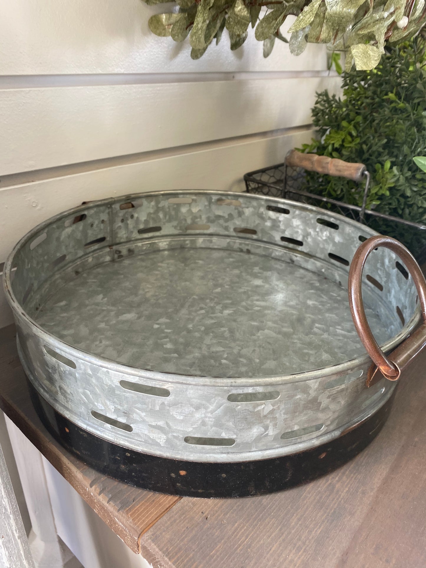 Olive Bucket Tray