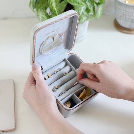 Grey Jewelry Case