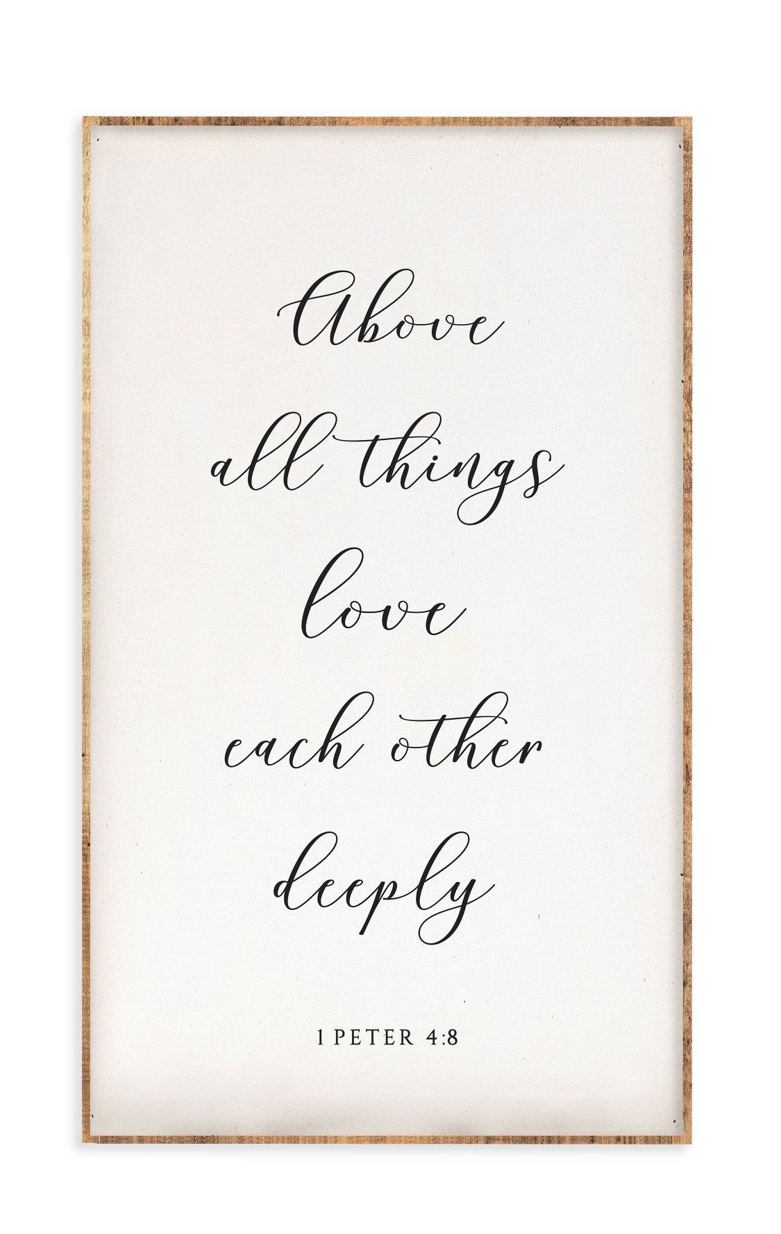 Above All Things Sign