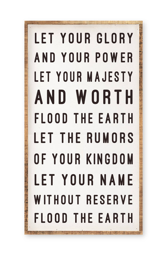 Let Your Glory Sign
