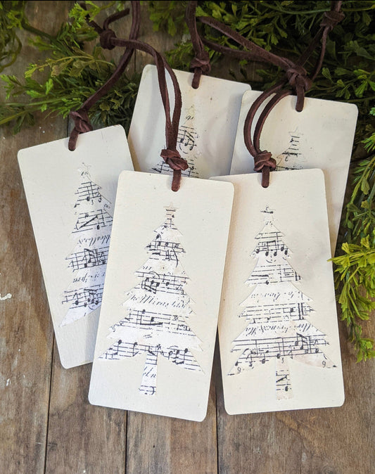 Sheet Music Tree Ornament