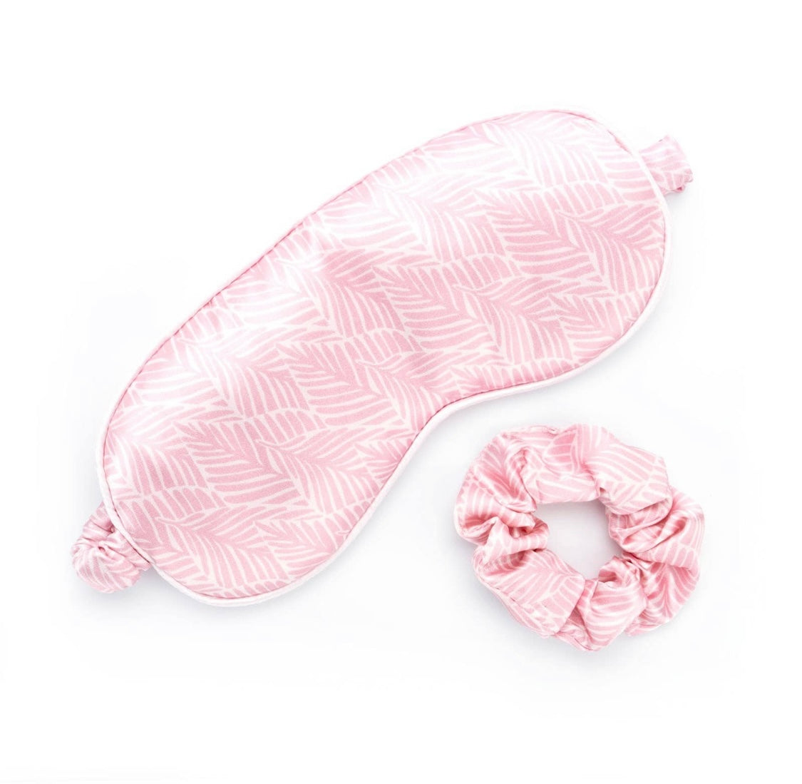 Pink Eye Mask & Scrunchie Set