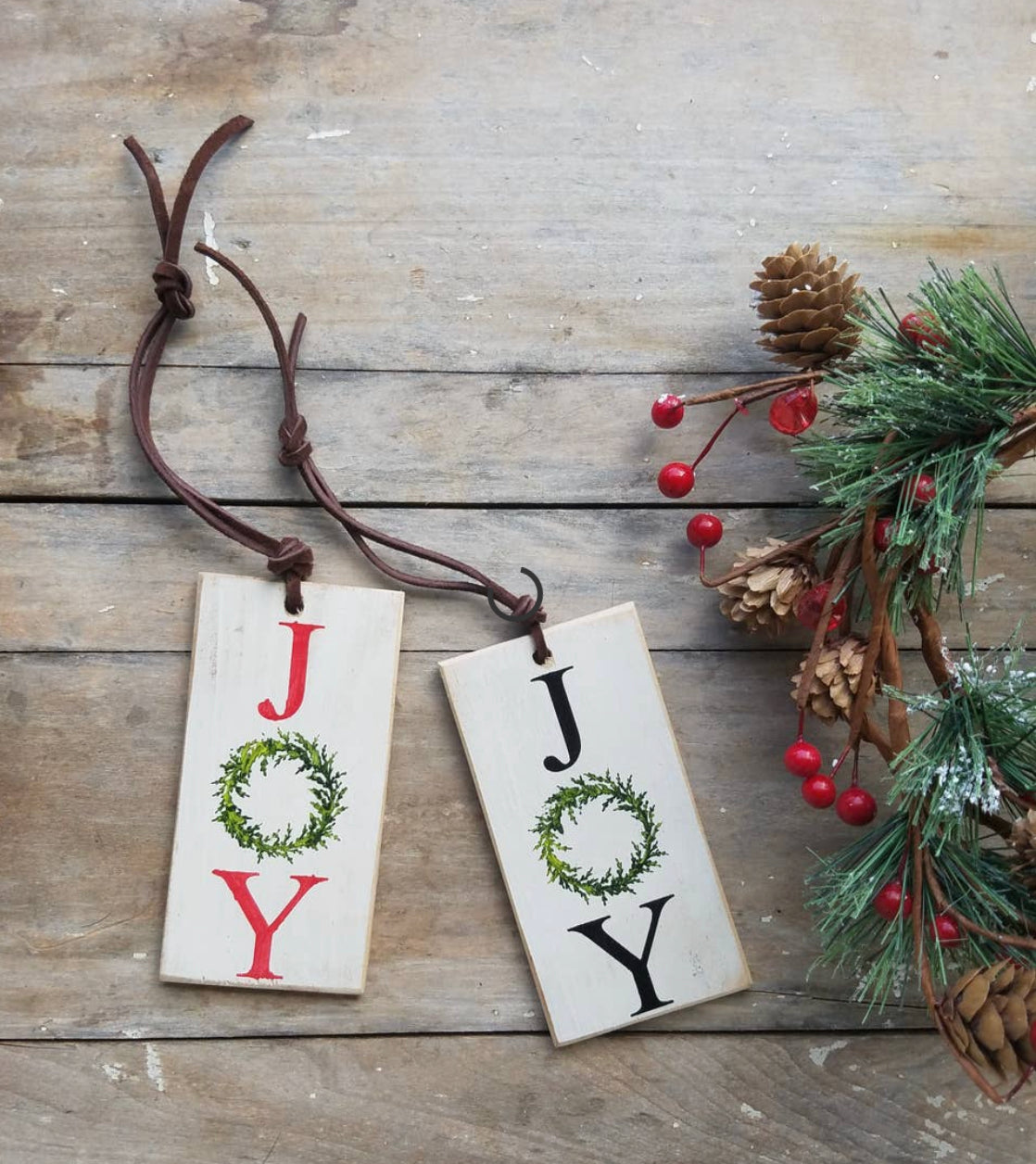 Joy Wreath Ornament