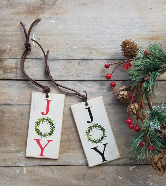 Joy Wreath Ornament