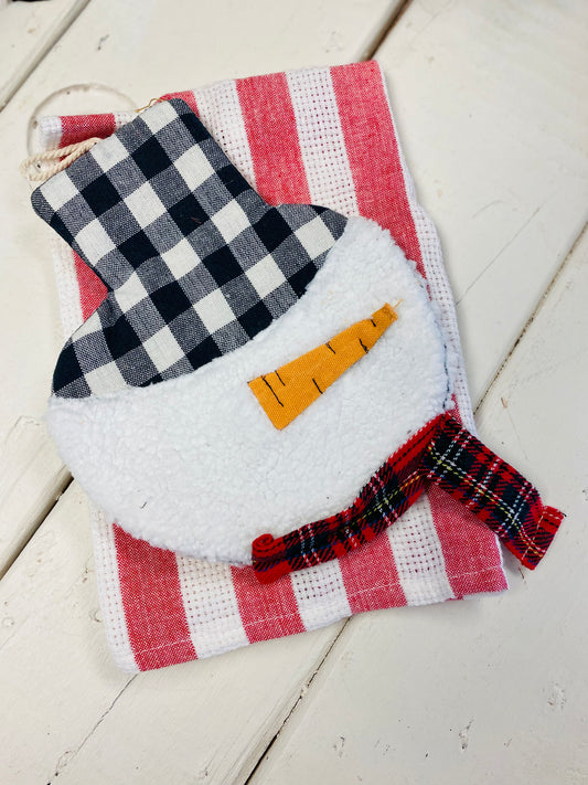 Snowman Pot Holder Set