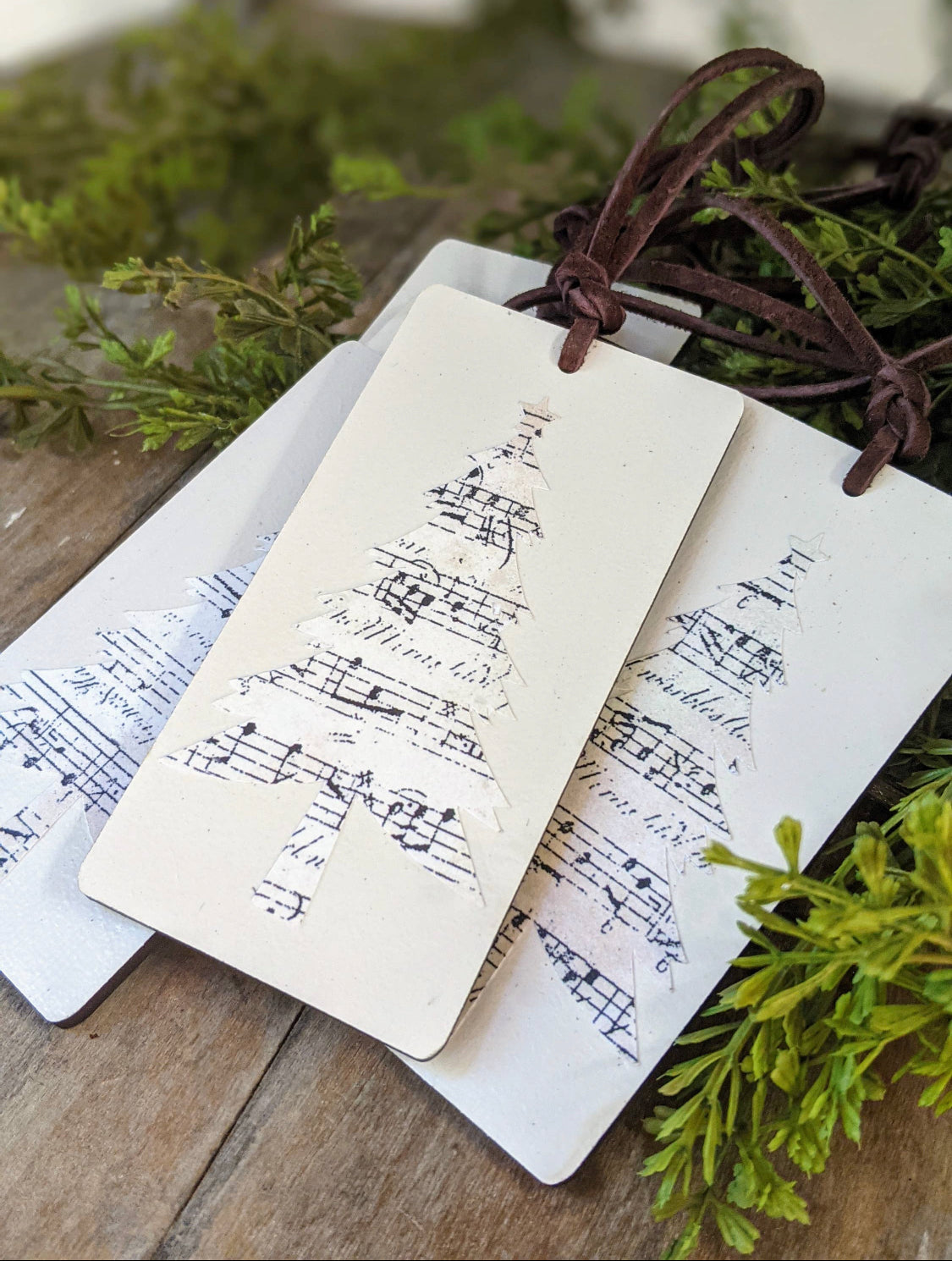 Sheet Music Tree Ornament