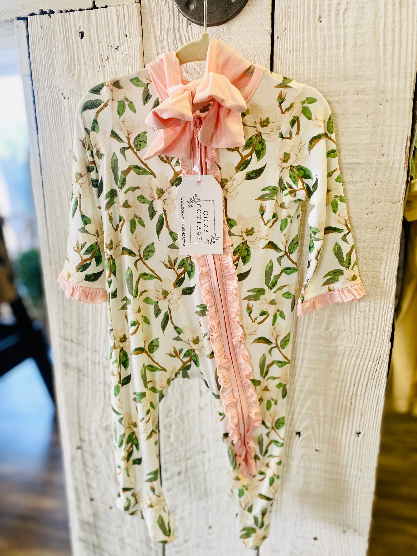 Magnolia Sleeper & Headband Set