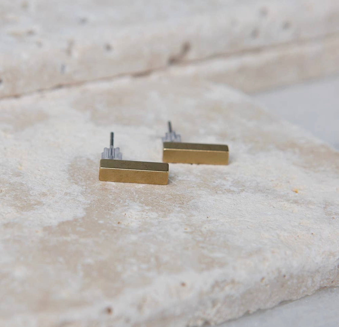 Brass Bar Studs