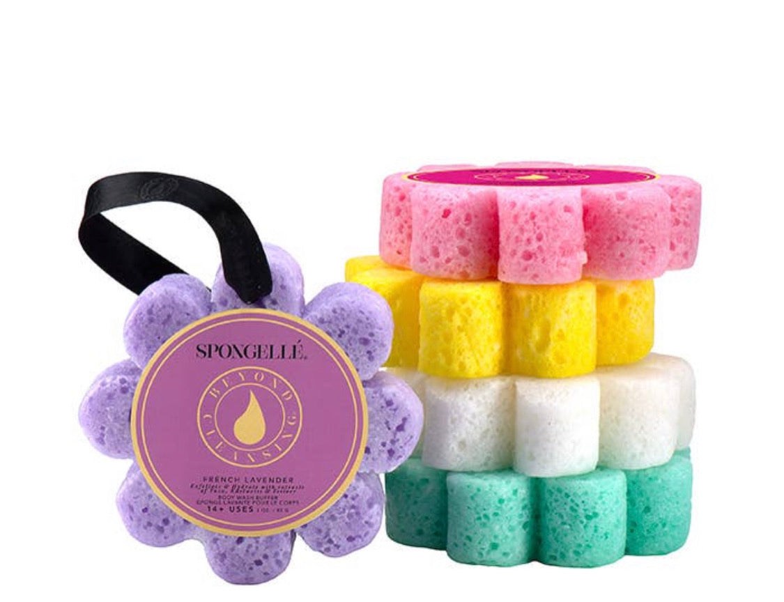 spongelle french lavender boxed flower Wild Flower Spongelle – Cozy Cottage Shop
