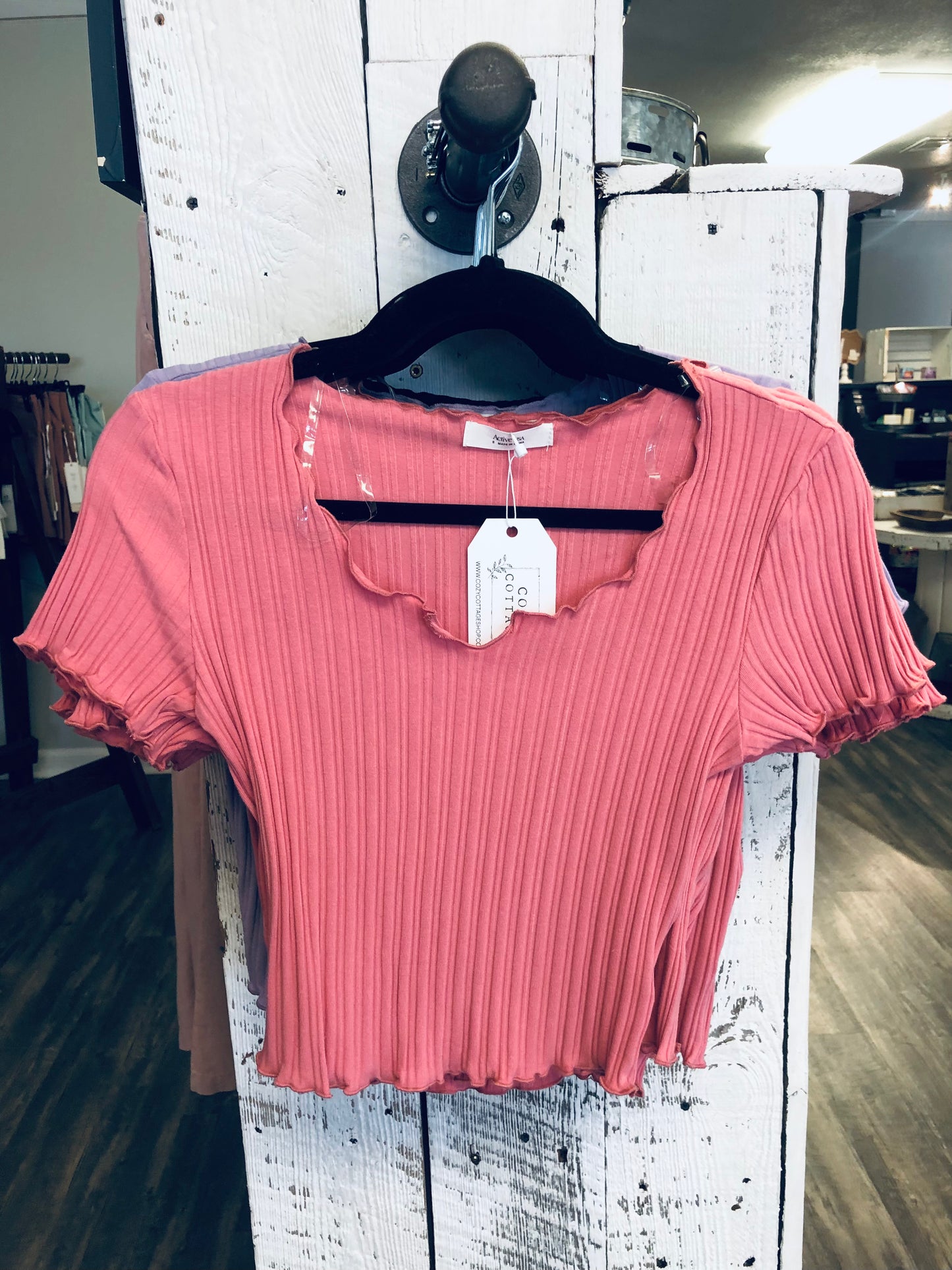 Ribbed Knit Top