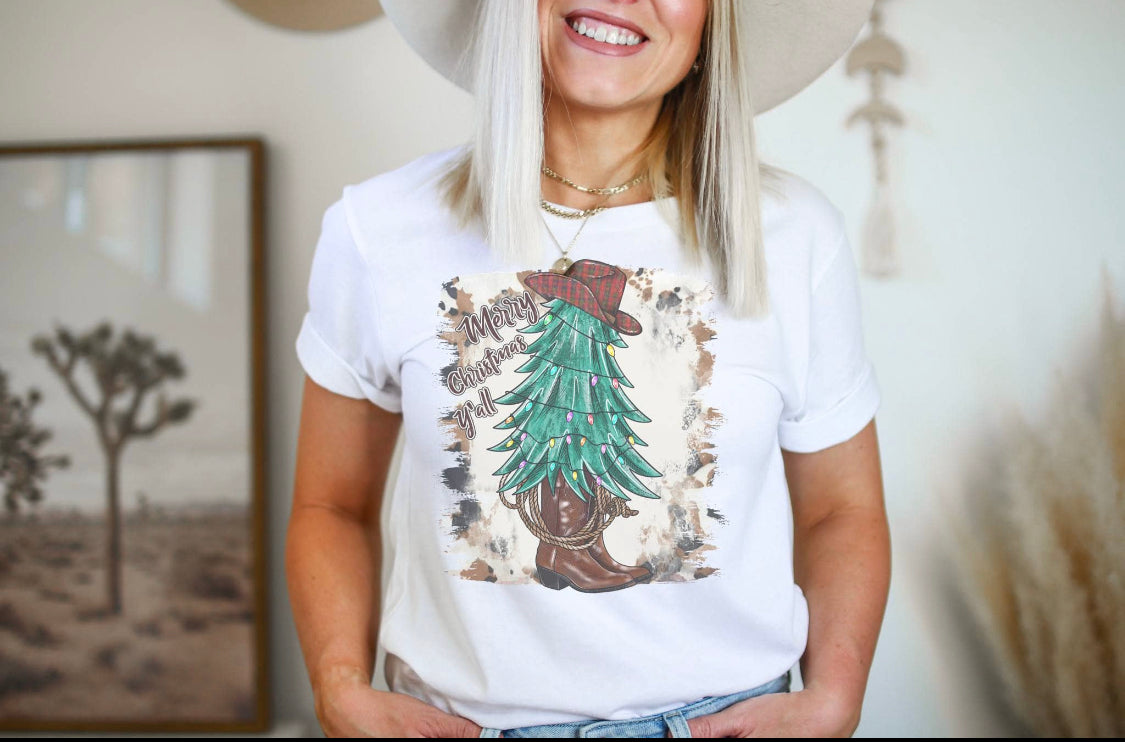 Cowboy Christmas Tee