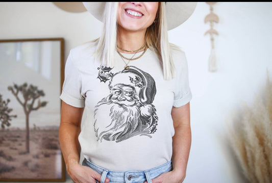 Vintage Santa Tee