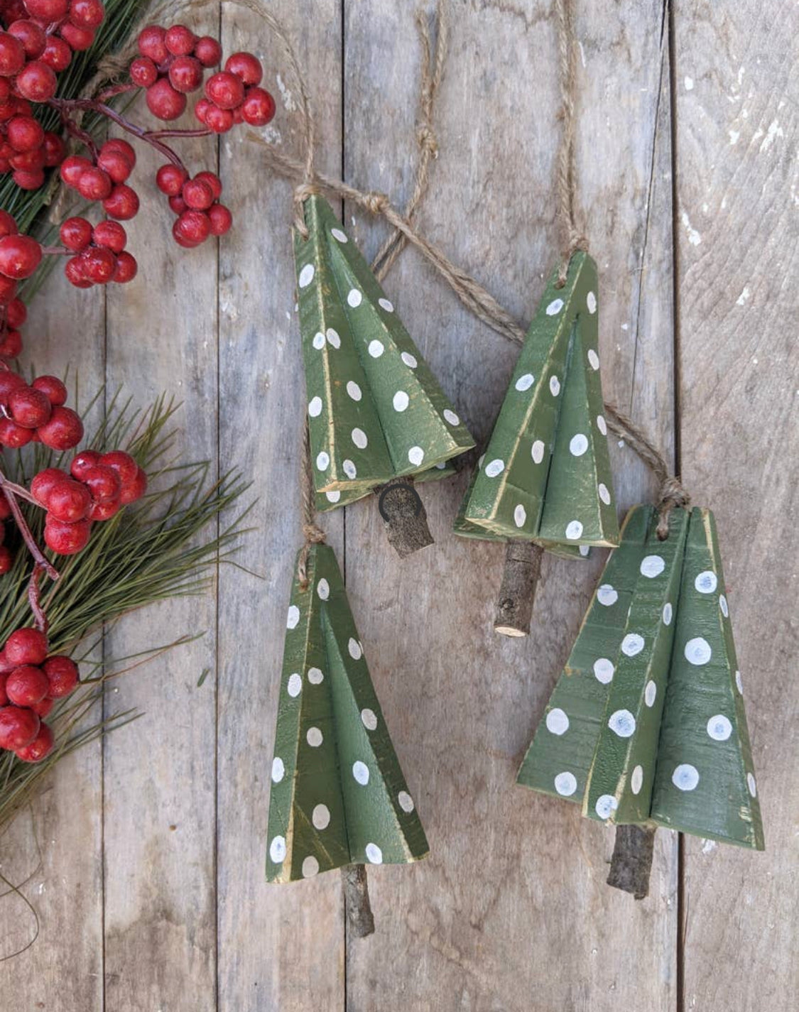 Polka Dot Tree Ornament