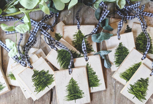 Rustic Tree Ornament