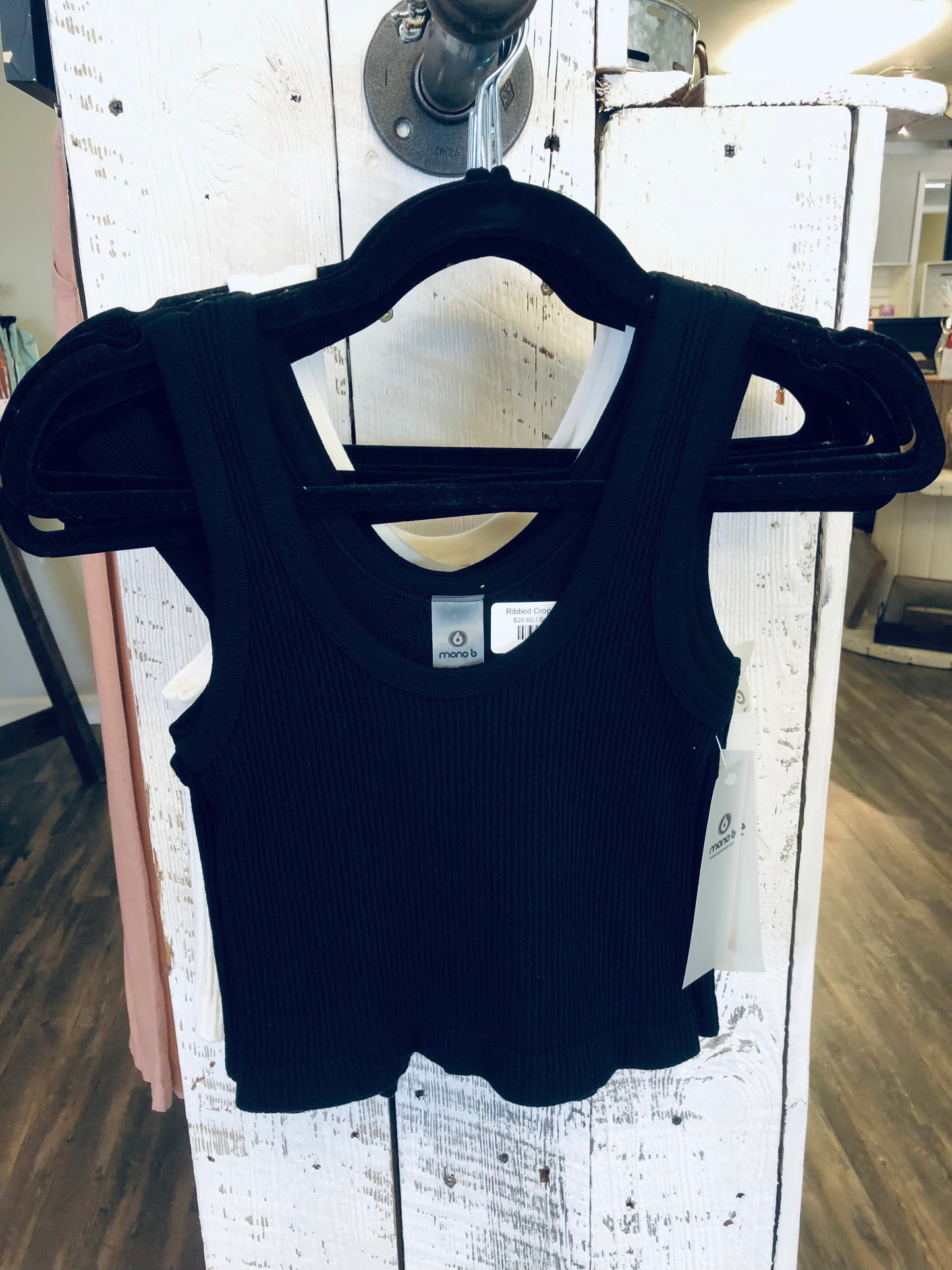 Ribbed Crop Tank Top