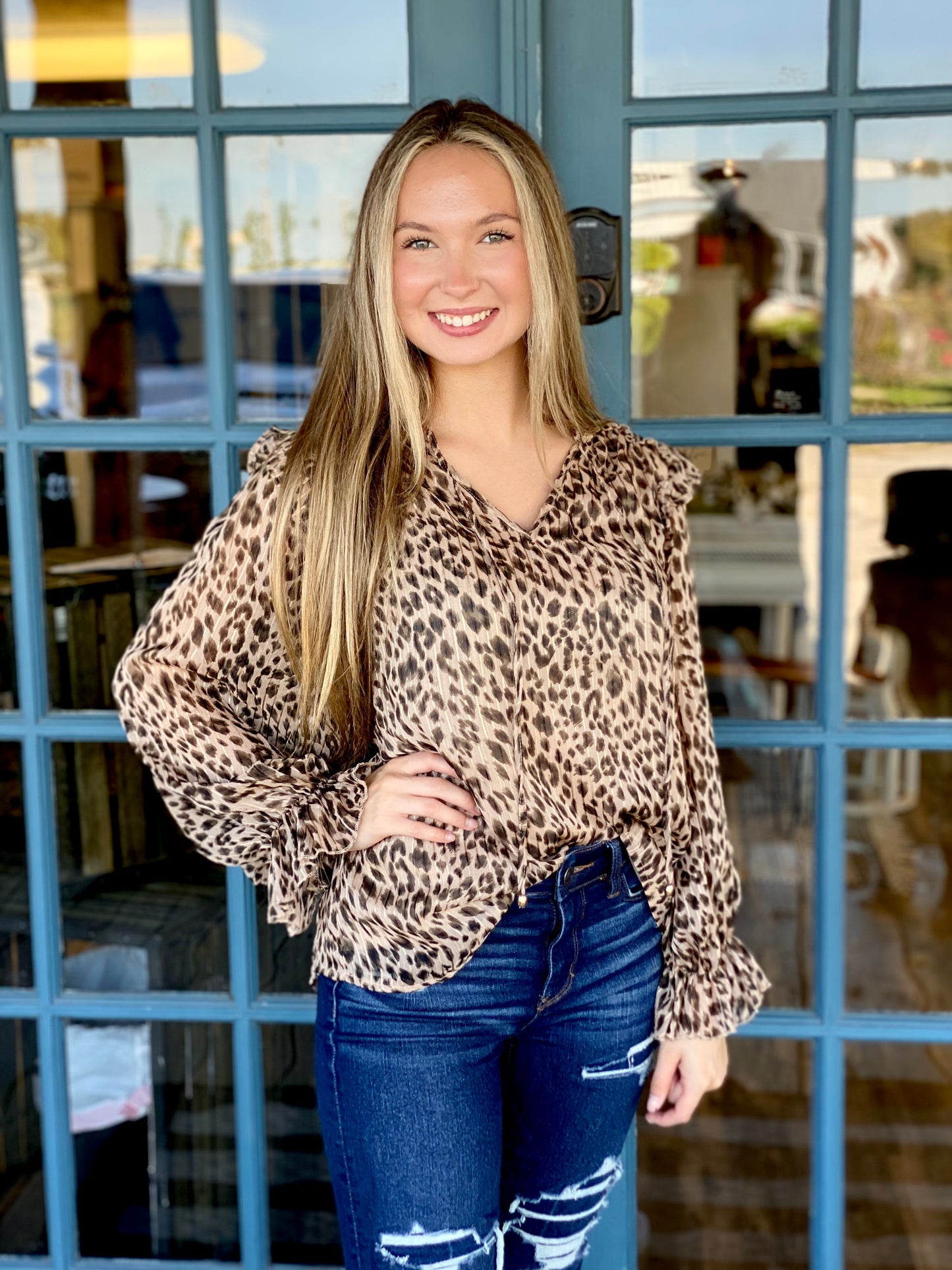 Cheers to Cheetah Top