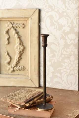 15" Antique Brass Holder