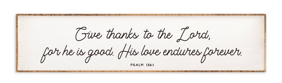 Give Thanks Sign