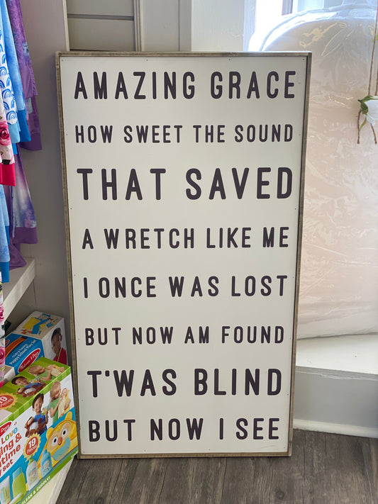 Amazing Grace Sign