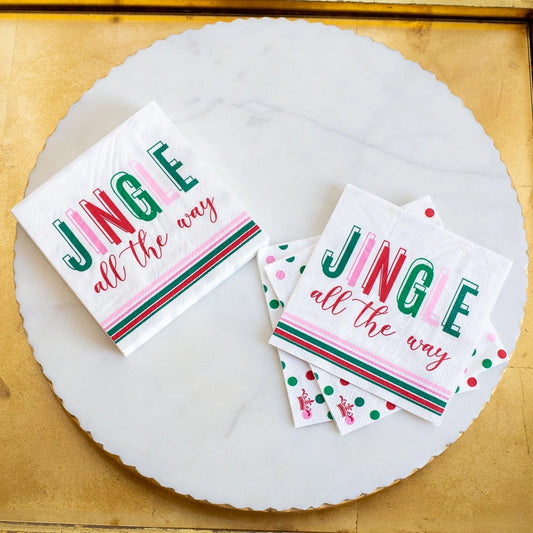 Jingle Cocktail Napkins