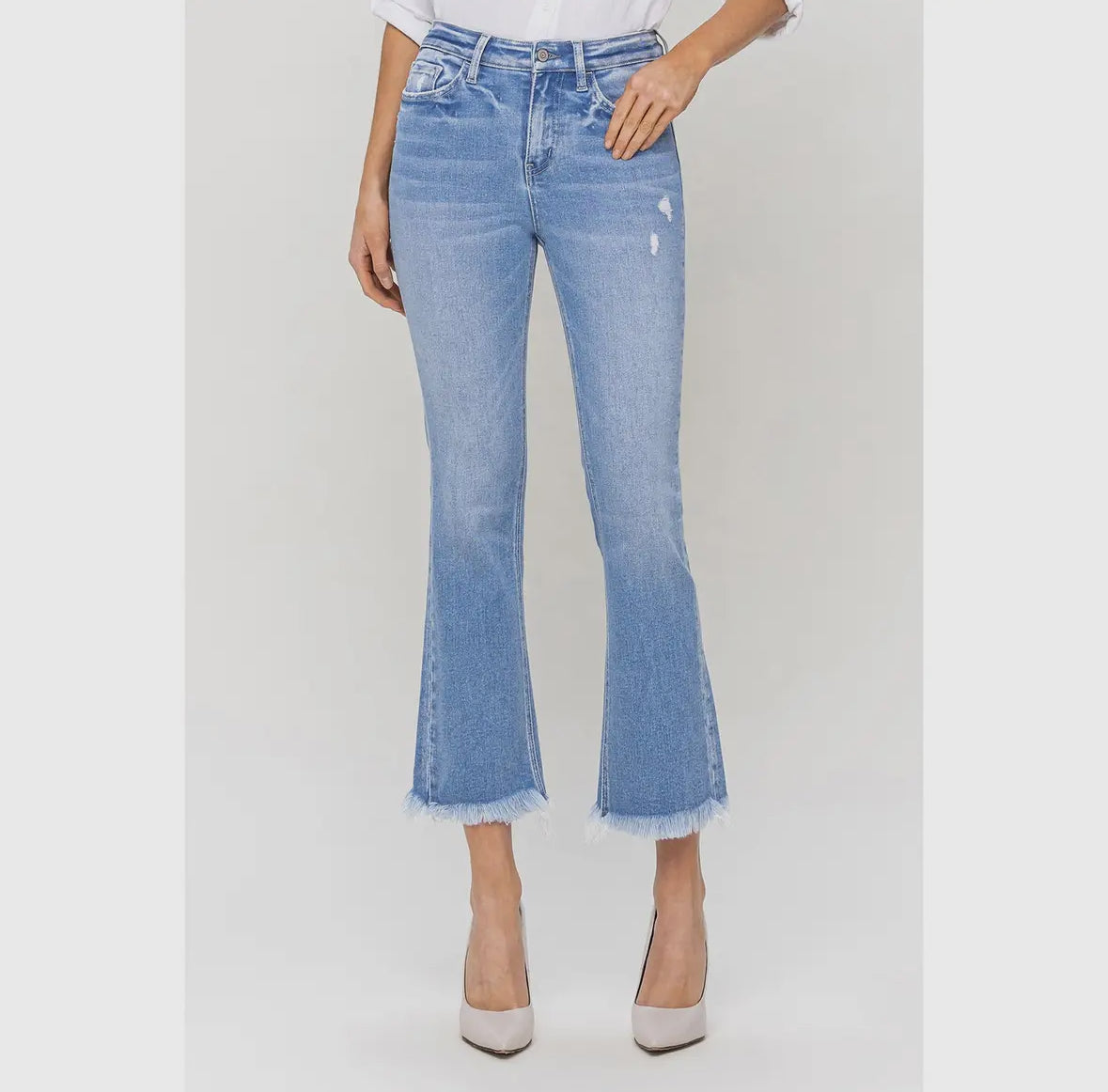 High Rise Flare Jean - Beckons