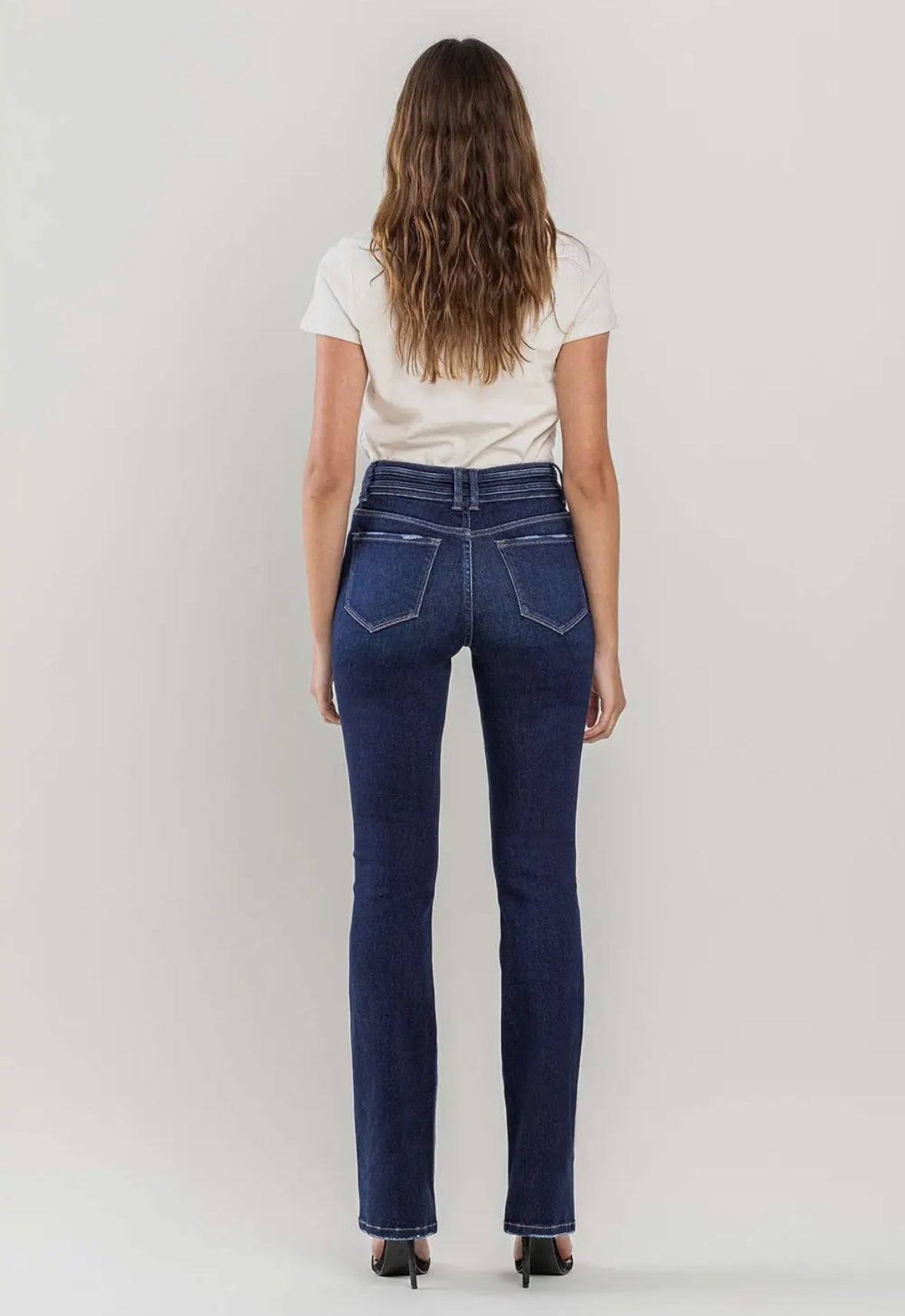 Double Binding Bootcut Jeans