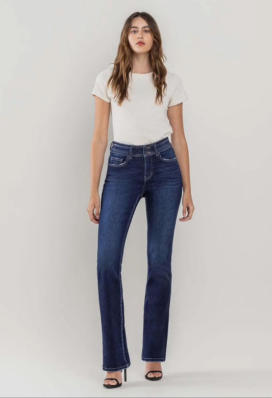 Double Binding Bootcut Jeans