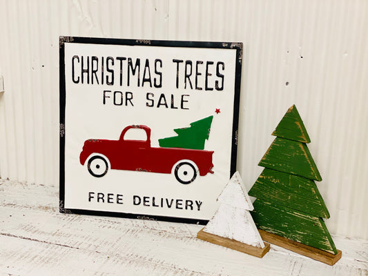 Christmas Tree Delivery Sign