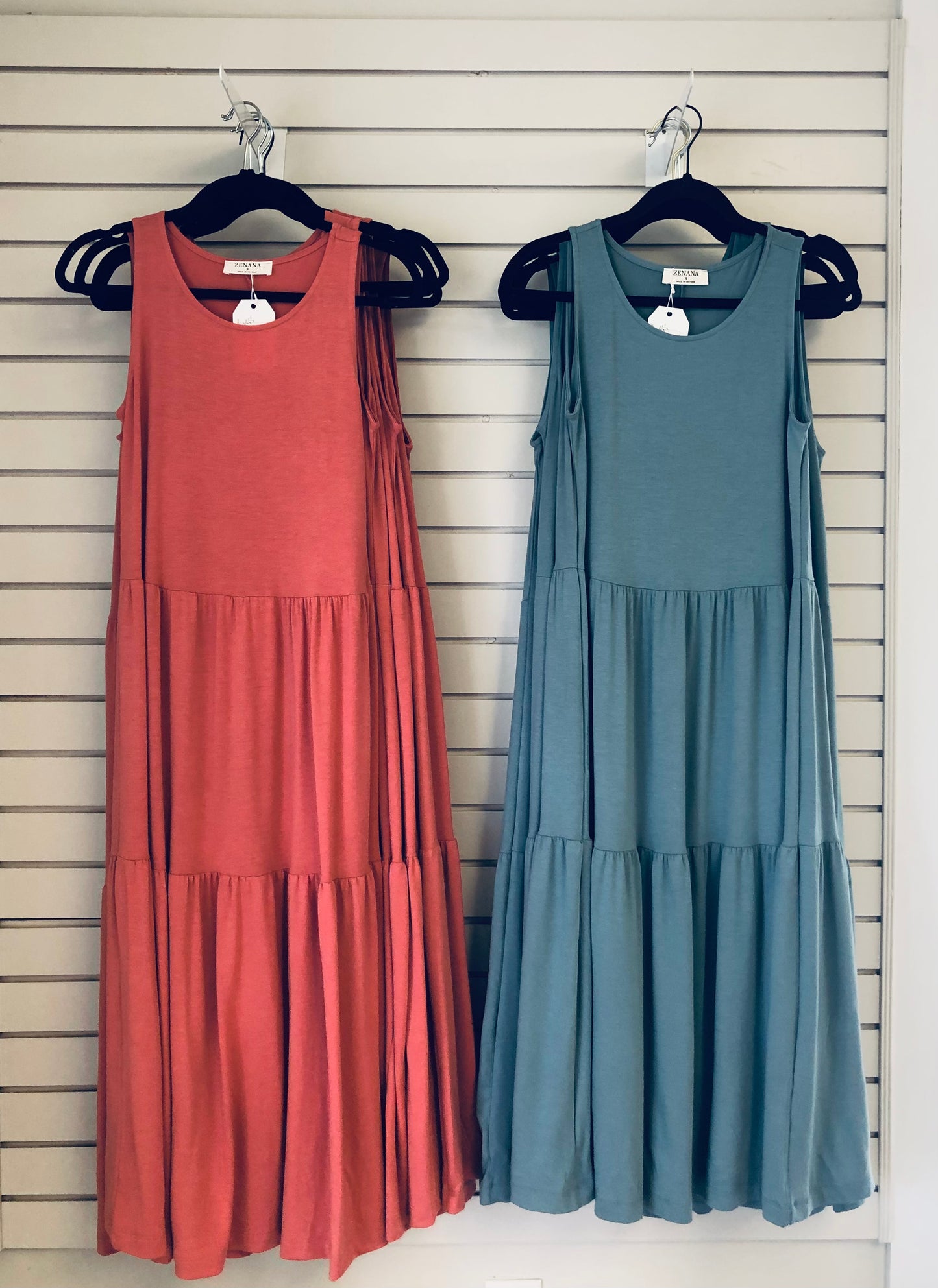 Tiered Midi-Dress