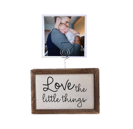 Little Things Frame Sign