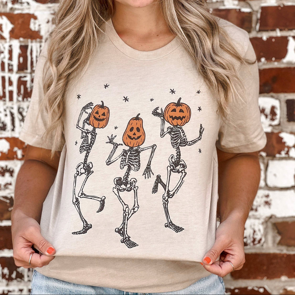 Pumpkin Skeleton Tee