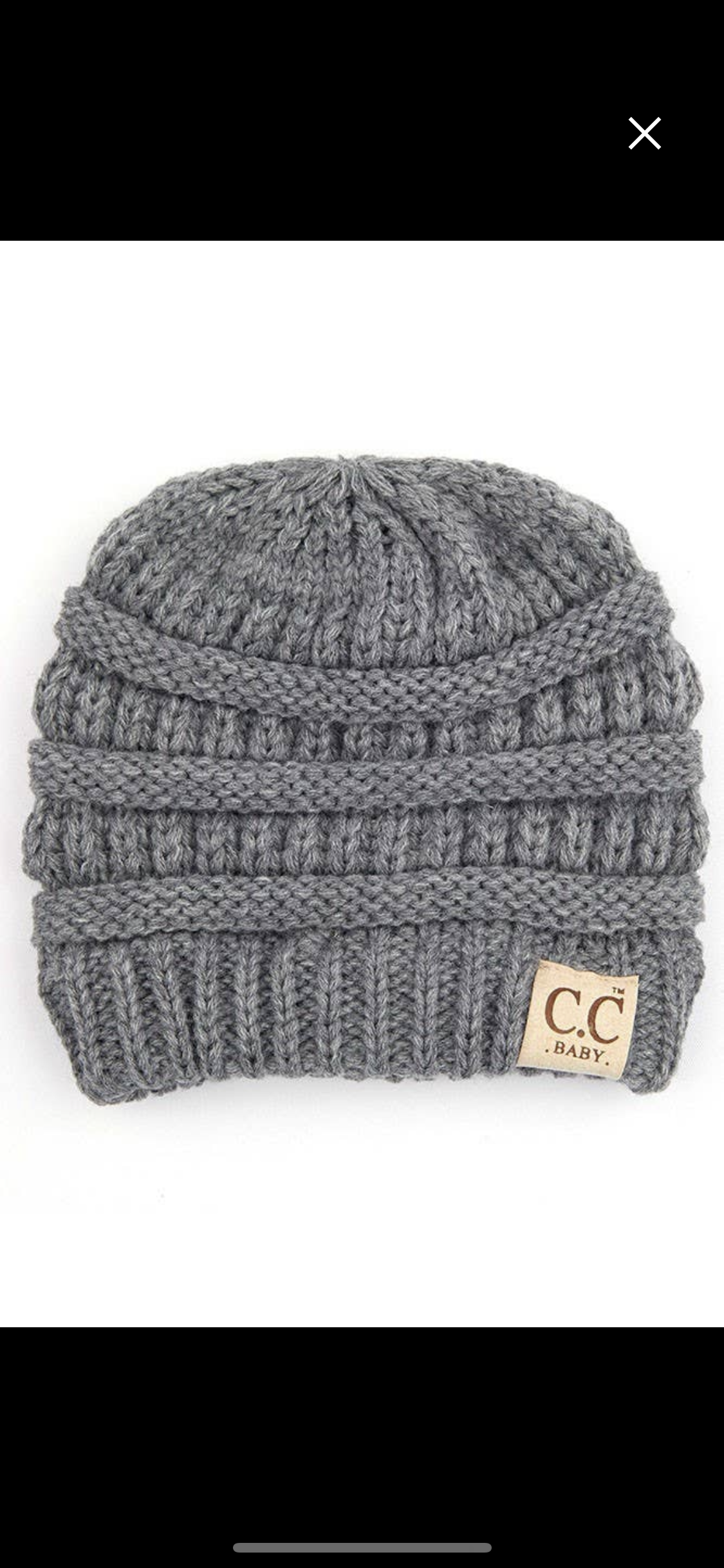 C.C. Baby Knit Beanie