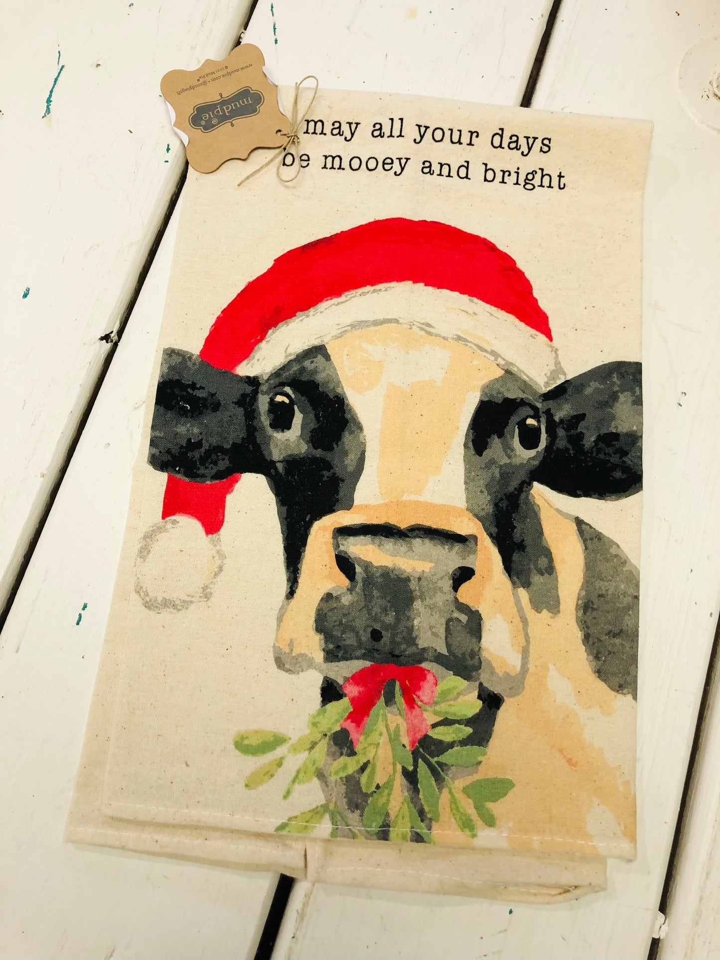 Mooey & Bright Tea Towel