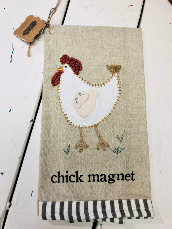 Chick Magnet Tea Towel
