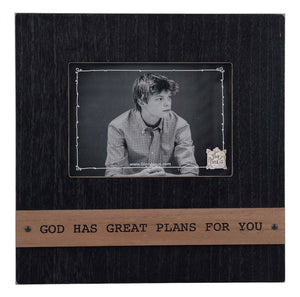 God Has Great Plans Picture Frame