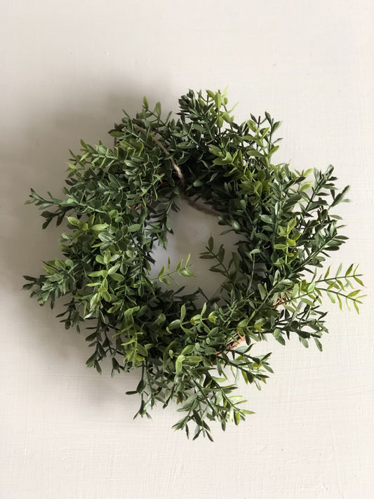 10” New England Boxwood Wreath