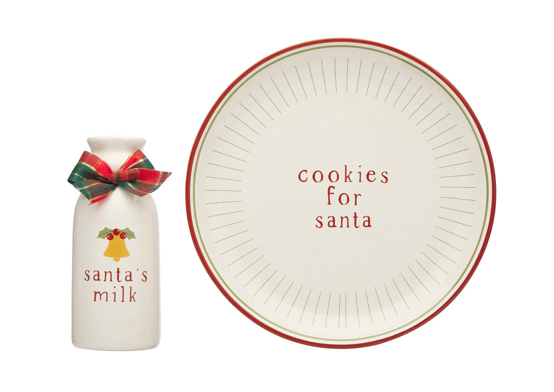 Santa’s Milk & Cookies Set