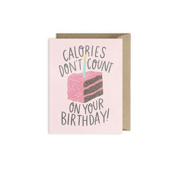 Greeting Card | Calories Don't Count