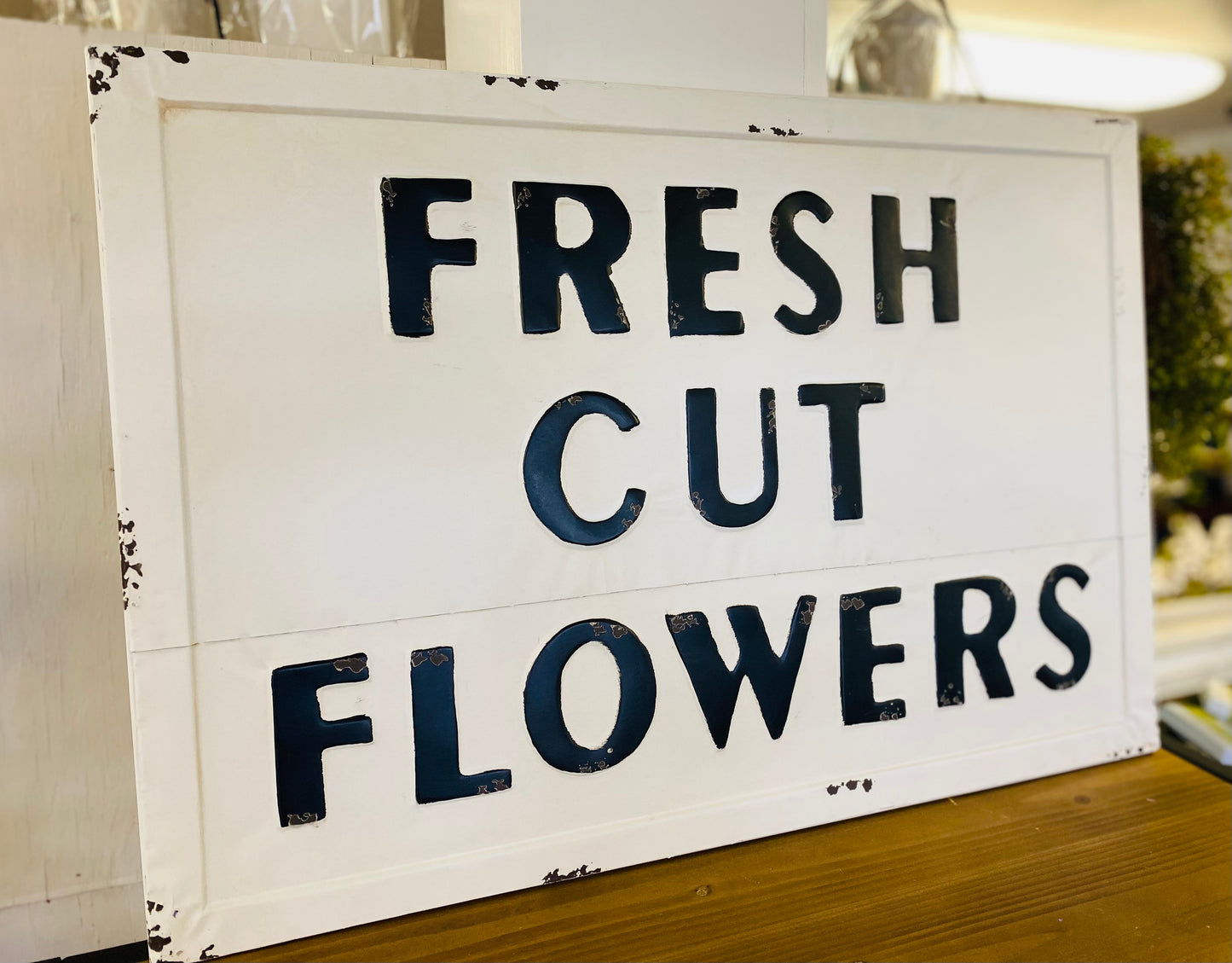 Fresh Cut Flowers Sign